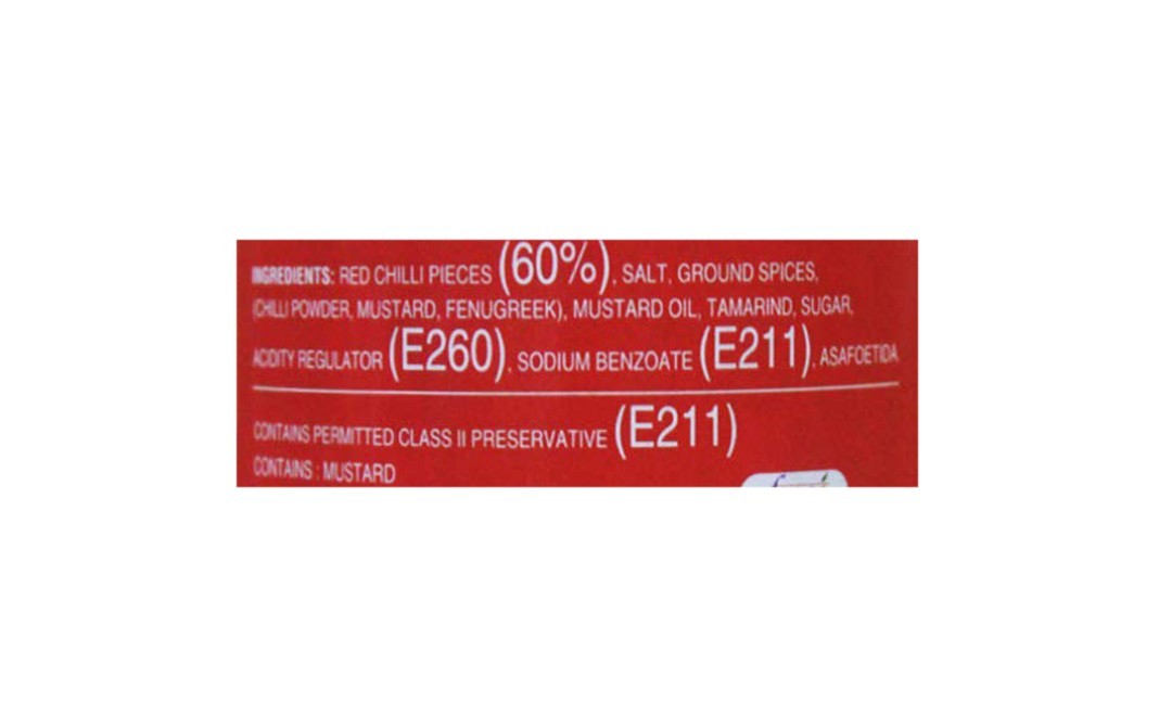 Suruchi Red Chilli Pickle    Plastic Jar  325 grams